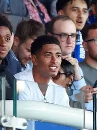 Jude Bellingham watches former team Birmingham City take on Barcelona at St. Andrew's
