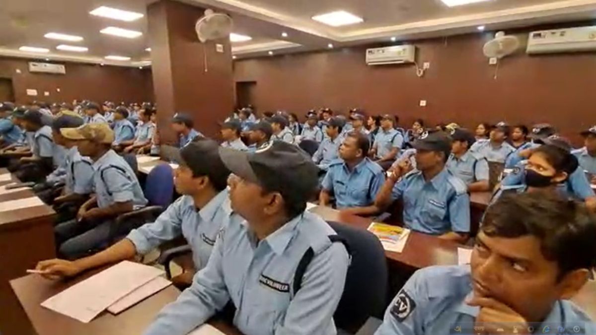Civic Volunteers on duty in West Bengal